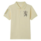 Giordano Kids’ Slim Fit Lion Embroidered Cotton Polo - first_variant_option_2 Premium Polo for Giordano