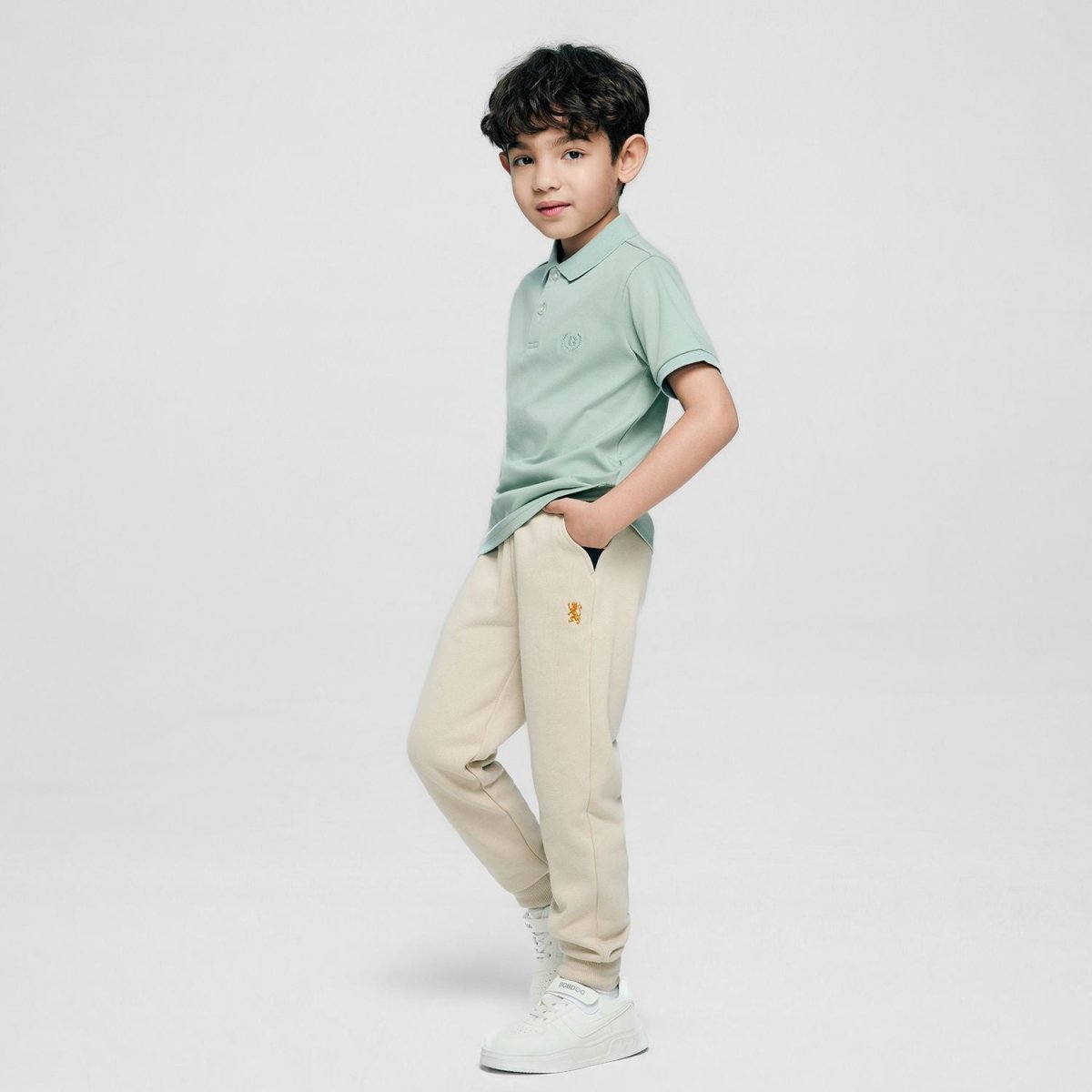 Giordano Kids' Slim Fit Liquid Touch Cotton Polo - Premium Polo