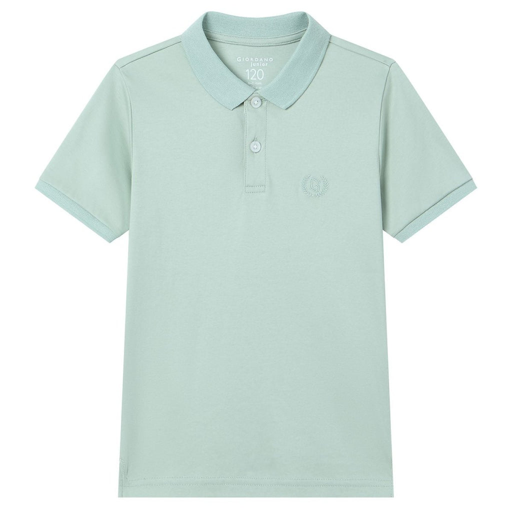 Giordano Kids' Slim Fit Liquid Touch Cotton Polo - Premium Polo