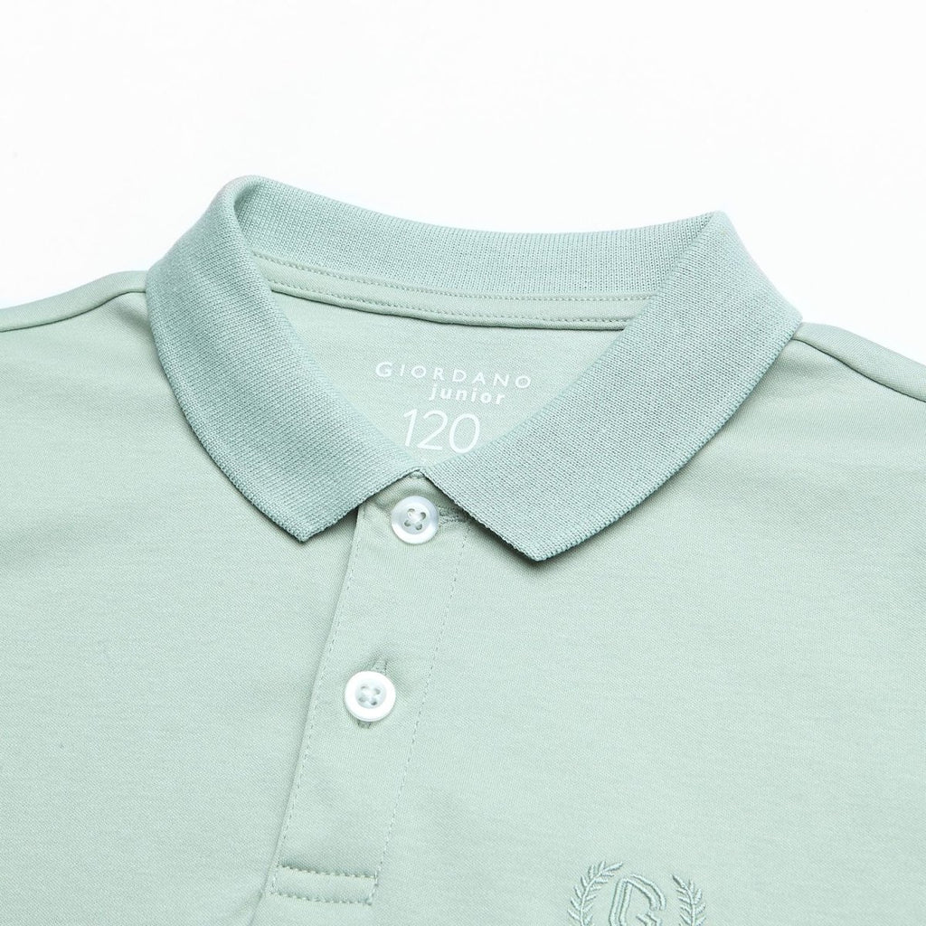 Giordano Kids' Slim Fit Liquid Touch Cotton Polo - Premium Polo