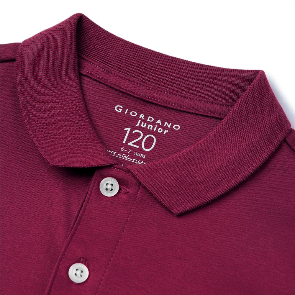 Giordano Kid's' Slim Fit Liquid Touch Cotton Polo - Premium Polo