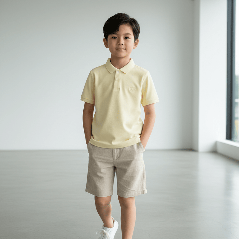 Giordano Kids' Slim Fit Liquid Touch Cotton Polo - first_variant_option_2 Premium Polo for Giordano