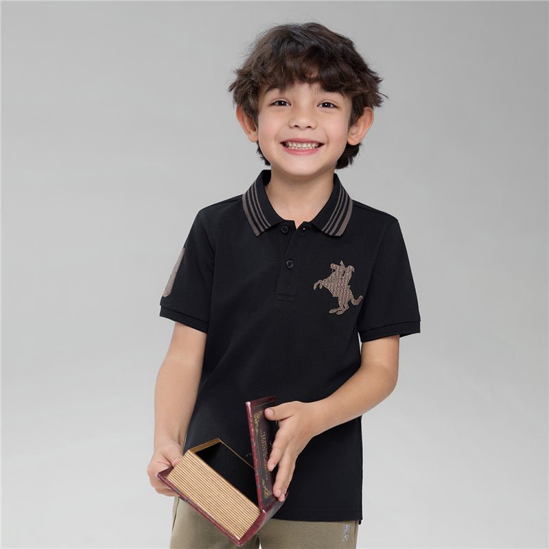 Giordano Kid's Slim Fit Napoleon Signature Polo - first_variant_option_2 Premium for Giordano