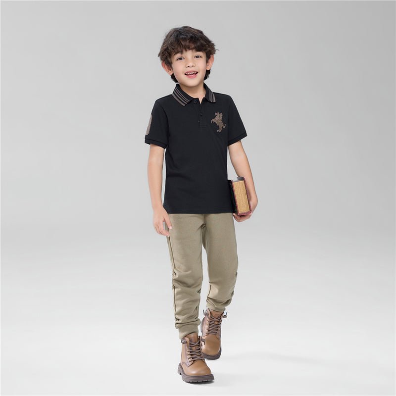 Giordano Kid's Slim Fit Napoleon Signature Polo - first_variant_option_2 Premium for Giordano