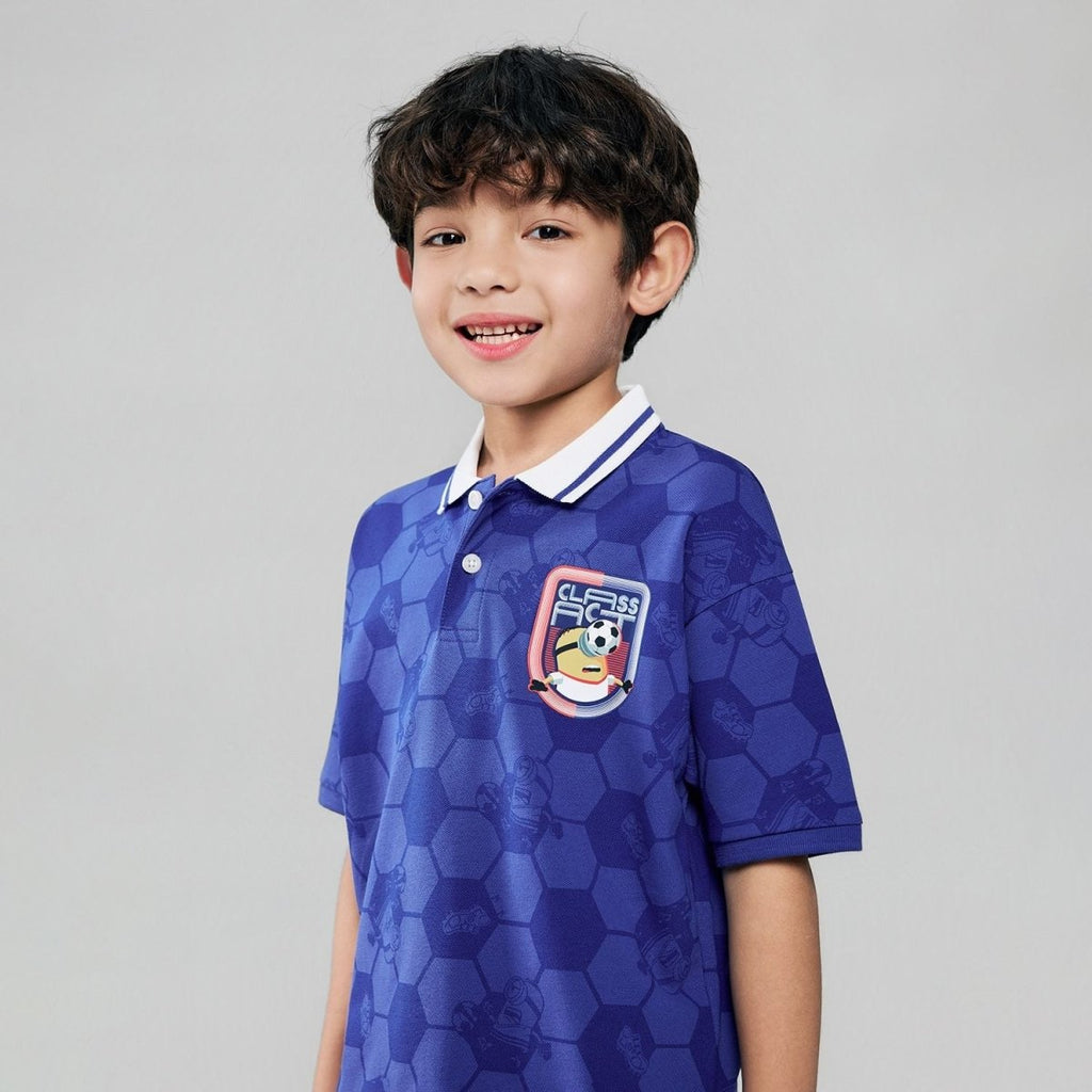 Giordano Kids Slim Minions World Cup Pique Polo - first_variant_option_2 Premium Polo for Giordano