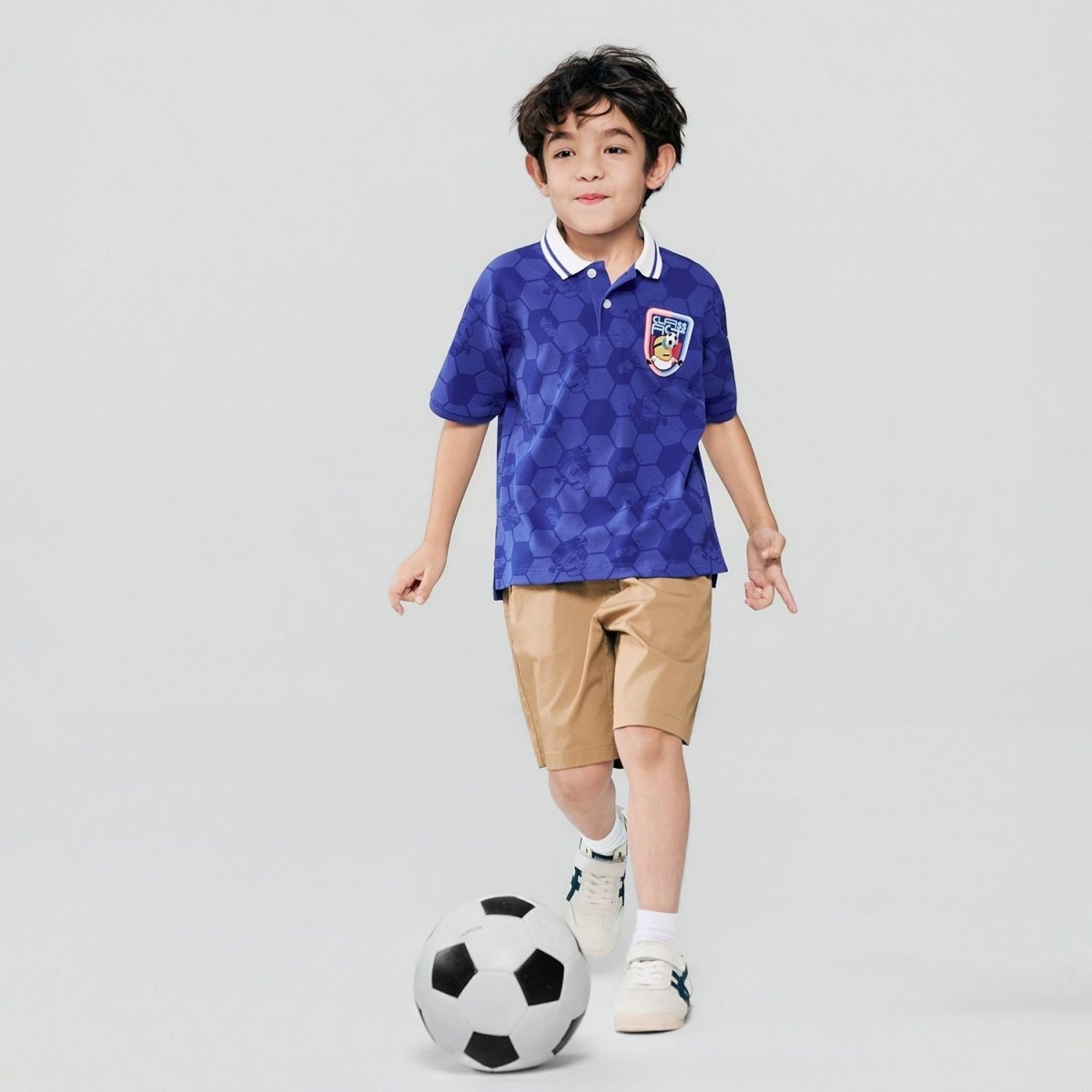 Giordano Kids Slim Minions World Cup Pique Polo - first_variant_option_2 Premium Polo for Giordano