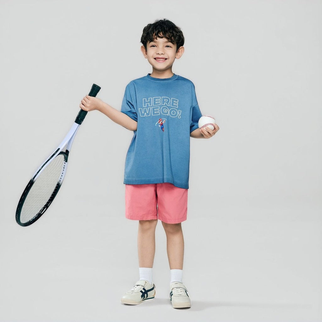 Giordano Kids Super Mario 3G Oversize Print Tee - first_variant_option_2 Premium Print Tee for Giordano