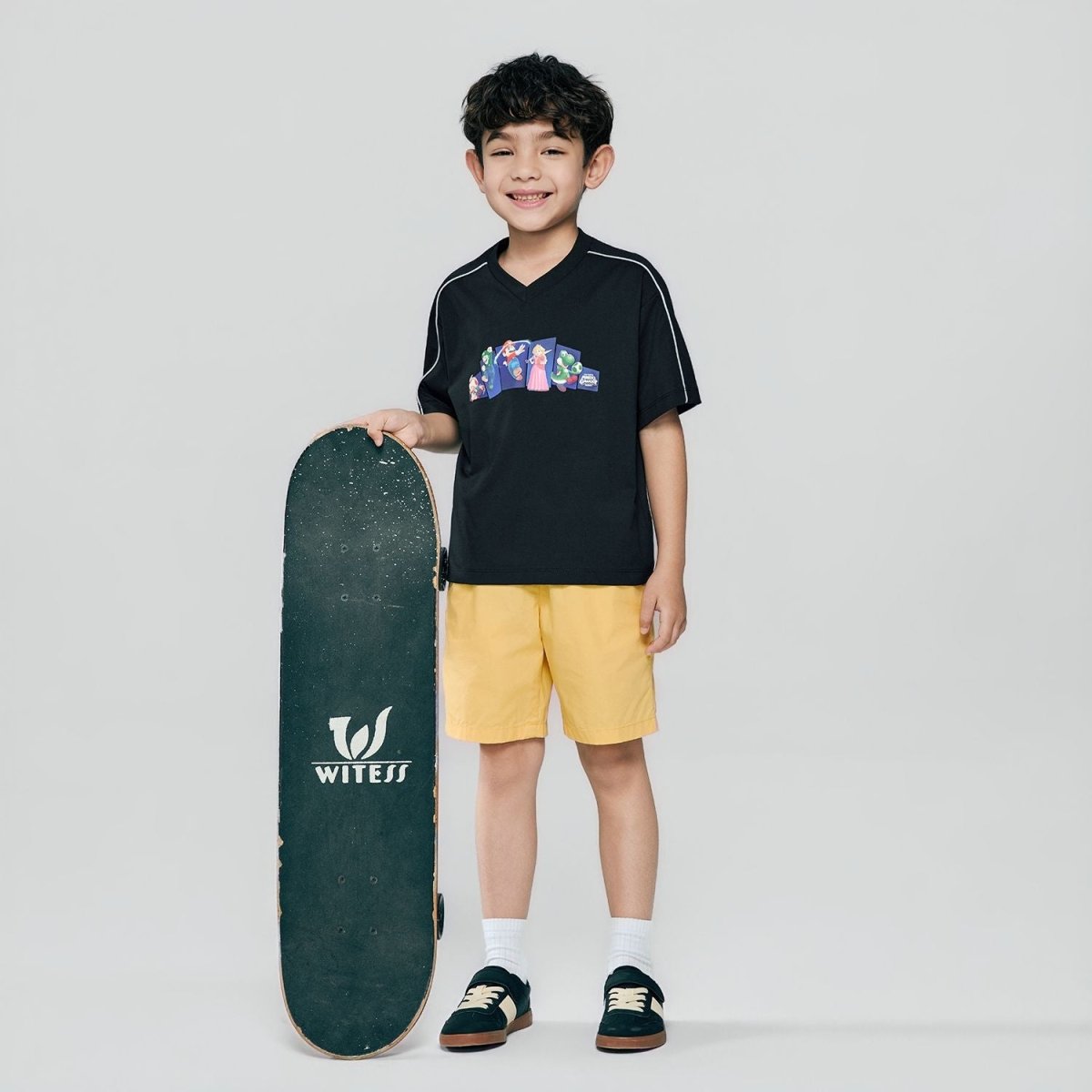 Giordano Kids Super Mario Print Tee - first_variant_option_2 Premium Print Tee for Giordano