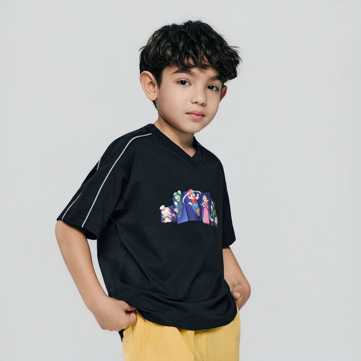 Giordano Kids Super Mario Print Tee - first_variant_option_2 Premium Print Tee for Giordano