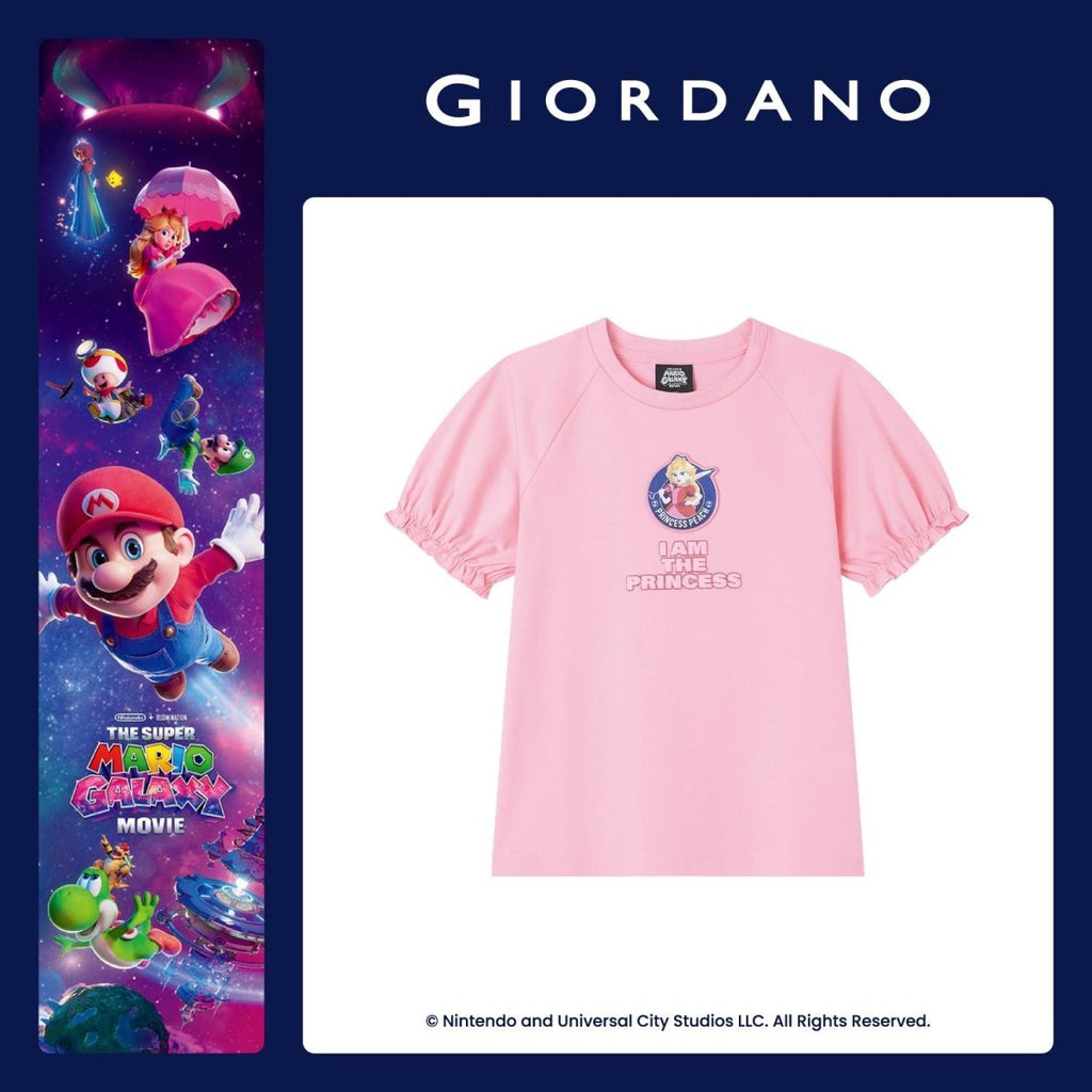 Giordano Kids Super Mario Regular Fit T-Shirt - first_variant_option_2 Premium Print Tee for Giordano