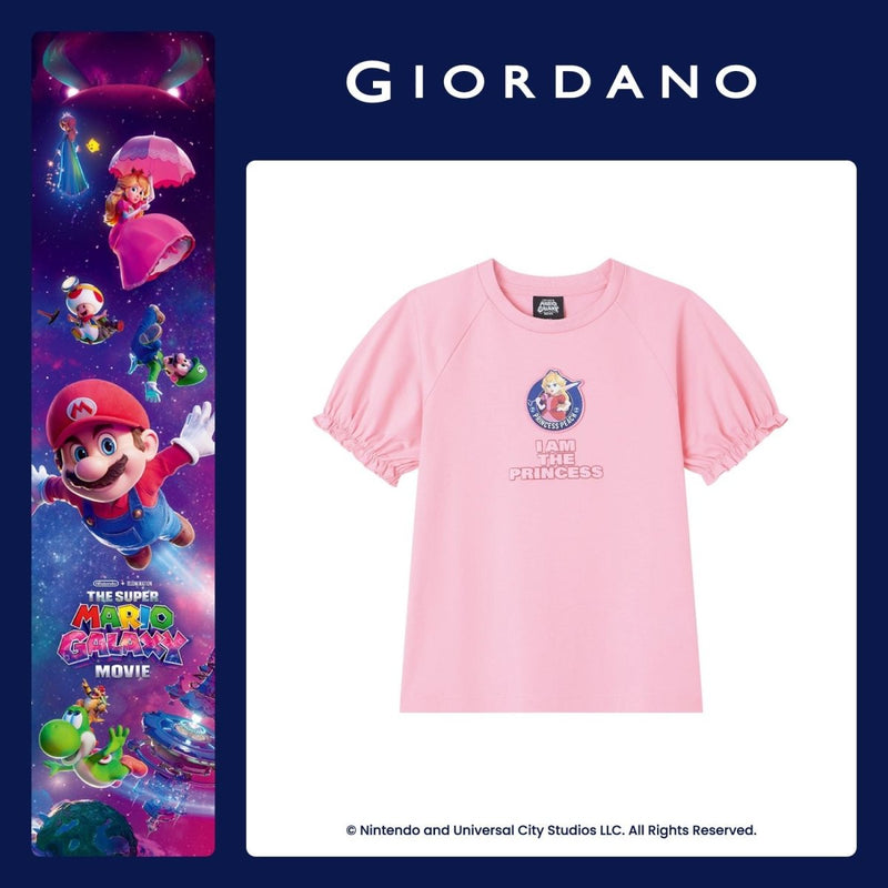 Giordano Kids Super Mario Regular Fit T-Shirt - first_variant_option_2 Premium Print Tee for Giordano