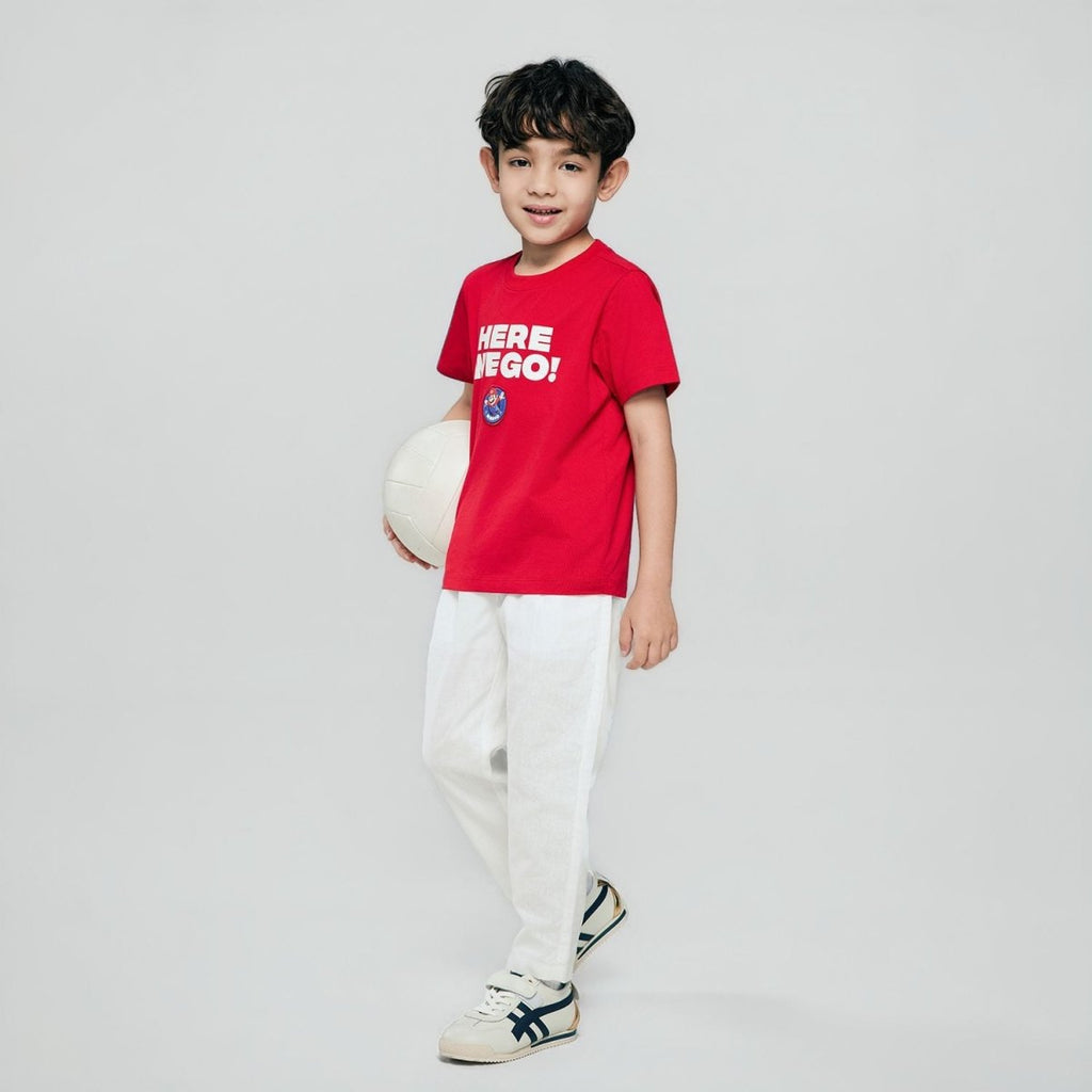 Giordano Kids Super Mario World Cup Print Tee - first_variant_option_2 Premium Print Tee for Giordano