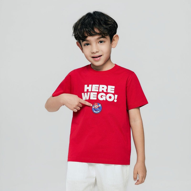 Giordano Kids Super Mario World Cup Print Tee - first_variant_option_2 Premium Print Tee for Giordano