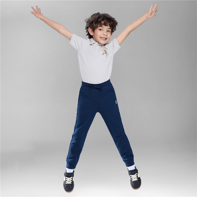 Giordano Kid's Tapered Fit French Terry Jogger with Elastic Waist - first_variant_option_2 Premium Joggers for Giordano