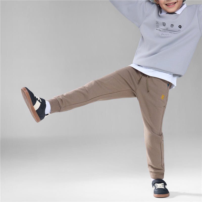 Giordano Kid's Tapered Fit French Terry Jogger with Elastic Waist - first_variant_option_2 Premium Joggers for Giordano