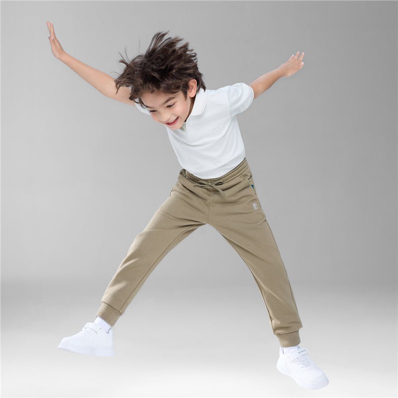 Giordano Kid's Tapered Fit French Terry Jogger with Elastic Waist - first_variant_option_2 Premium Joggers for Giordano
