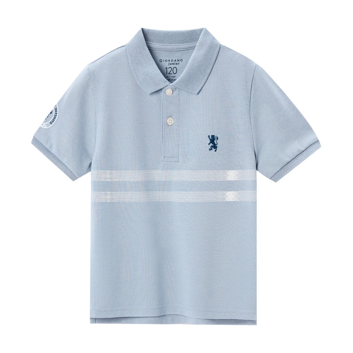 Giordano Kids Thematic Bold Polo: Slim Fit, Bold Embroidery, Everyday Style - Premium Polo