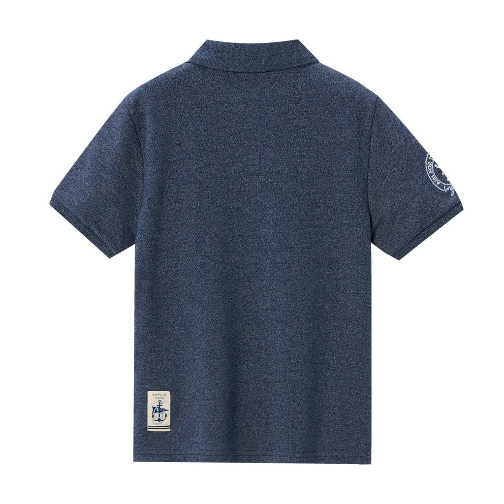 Giordano Kids Thematic Bold Polo: Slim Fit, Bold Embroidery, Everyday Style - Premium Polo