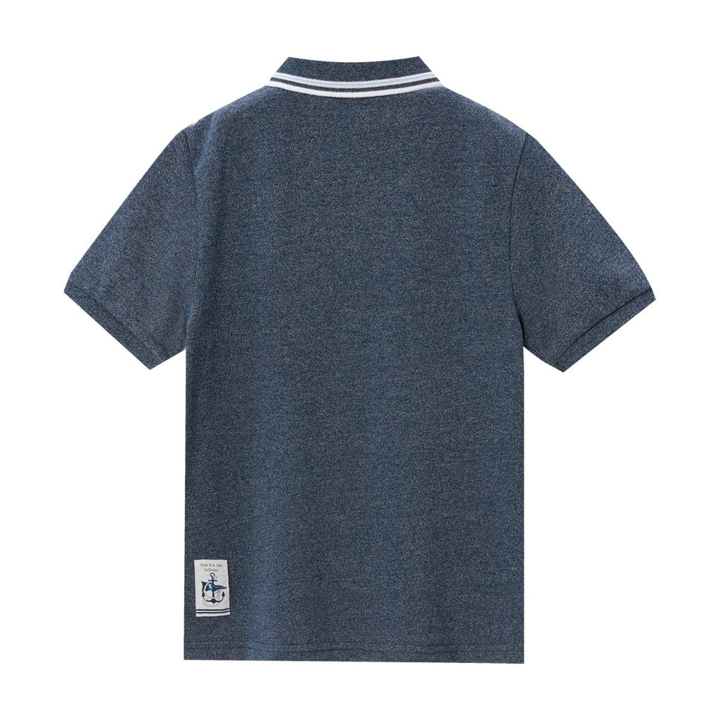 Giordano Kids Thematic Bold Polo: Slim Fit, Bold Embroidery, Everyday Style - Premium Polo