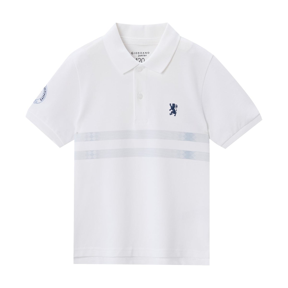 Giordano Kids Thematic Bold Polo: Slim Fit, Bold Embroidery, Everyday Style - Premium Polo