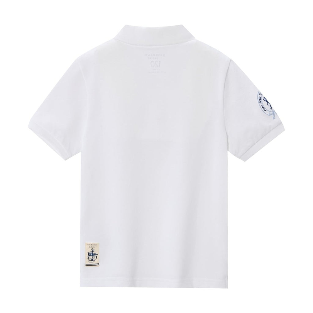 Giordano Kids Thematic Bold Polo: Slim Fit, Bold Embroidery, Everyday Style - Premium Polo