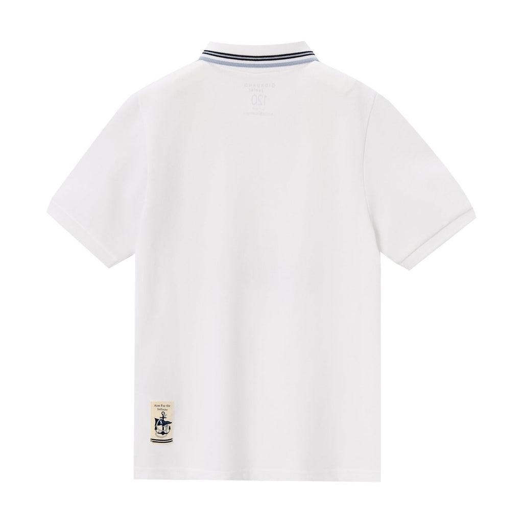 Giordano Kids Thematic Bold Polo: Slim Fit, Bold Embroidery, Everyday Style - Premium Polo