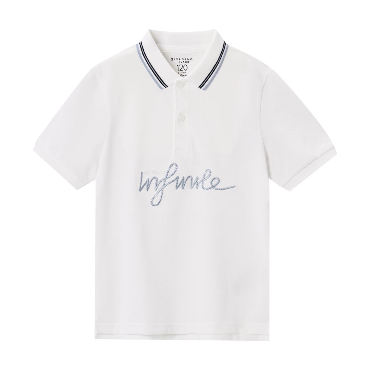 Giordano Kids Thematic Bold Polo: Slim Fit, Bold Embroidery, Everyday Style - Premium Polo