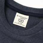 Giordano Kid's' Velour Crew Neck Long Sleeve Embroidery Tee - Premium Tee