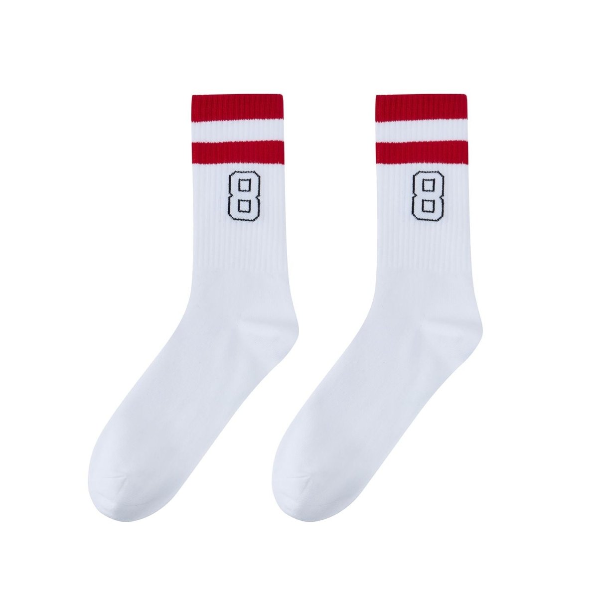 Giordano Men 2 Pack Longer Essential Crew Socks - first_variant_option_2 Premium Socks for Giordano