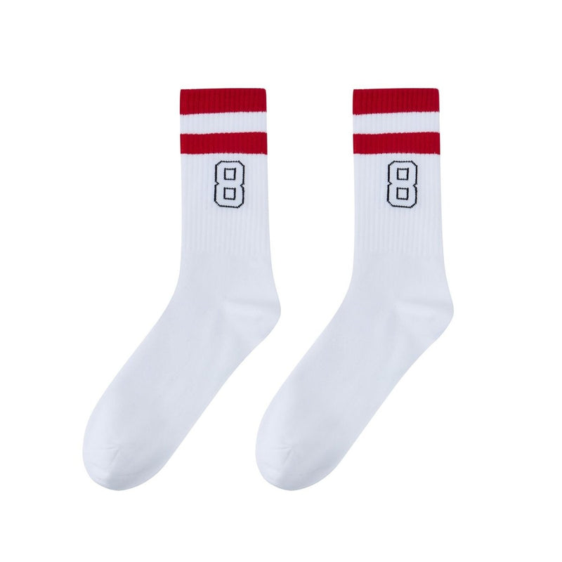 Giordano Men 2 Pack Longer Essential Crew Socks - first_variant_option_2 Premium Socks for Giordano