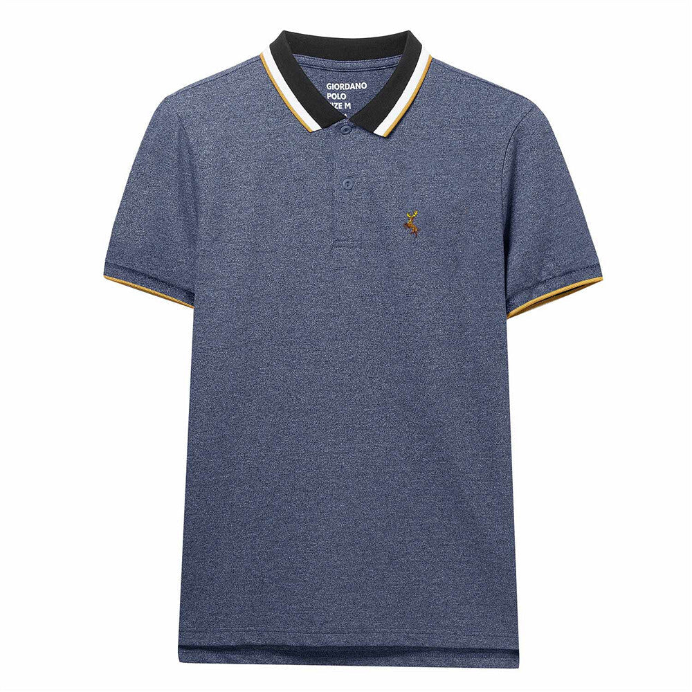 Giordano Men Deer Embroidery Polo - Premium Polo