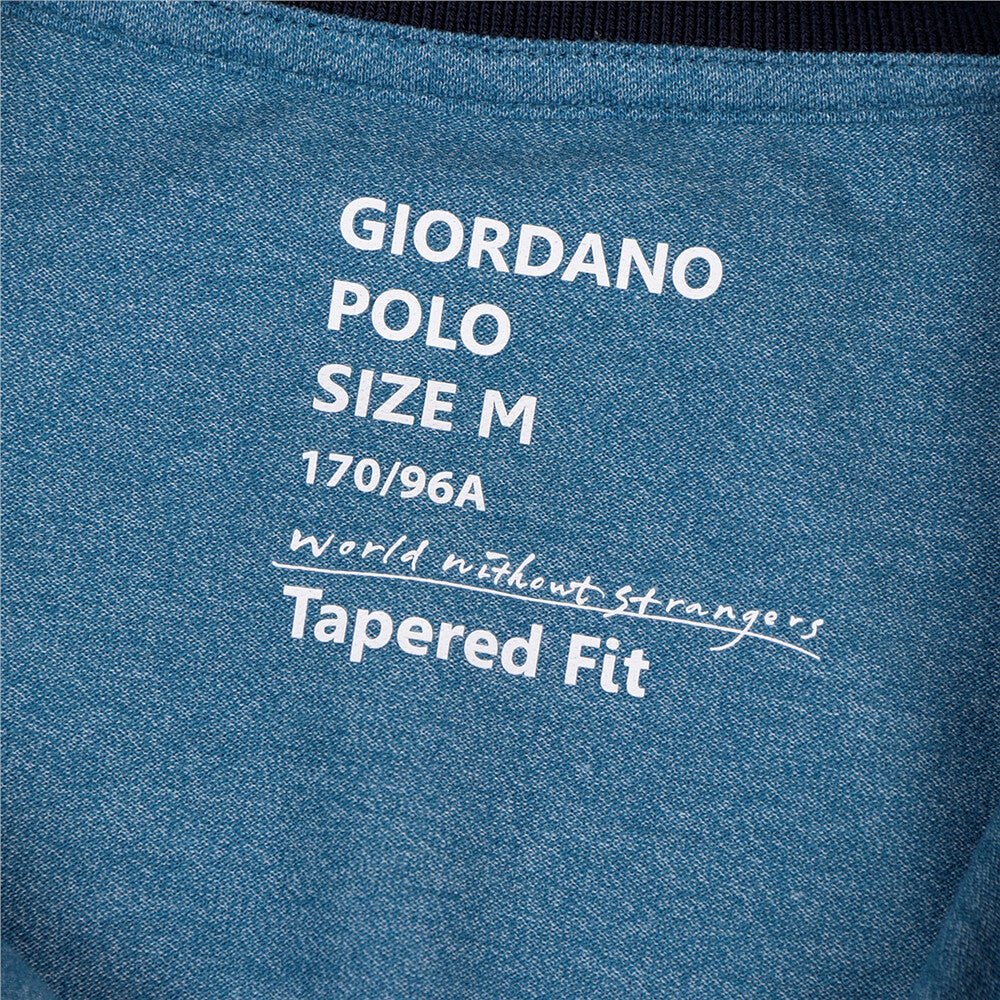 Giordano Men Deer Embroidery Polo - Premium Polo