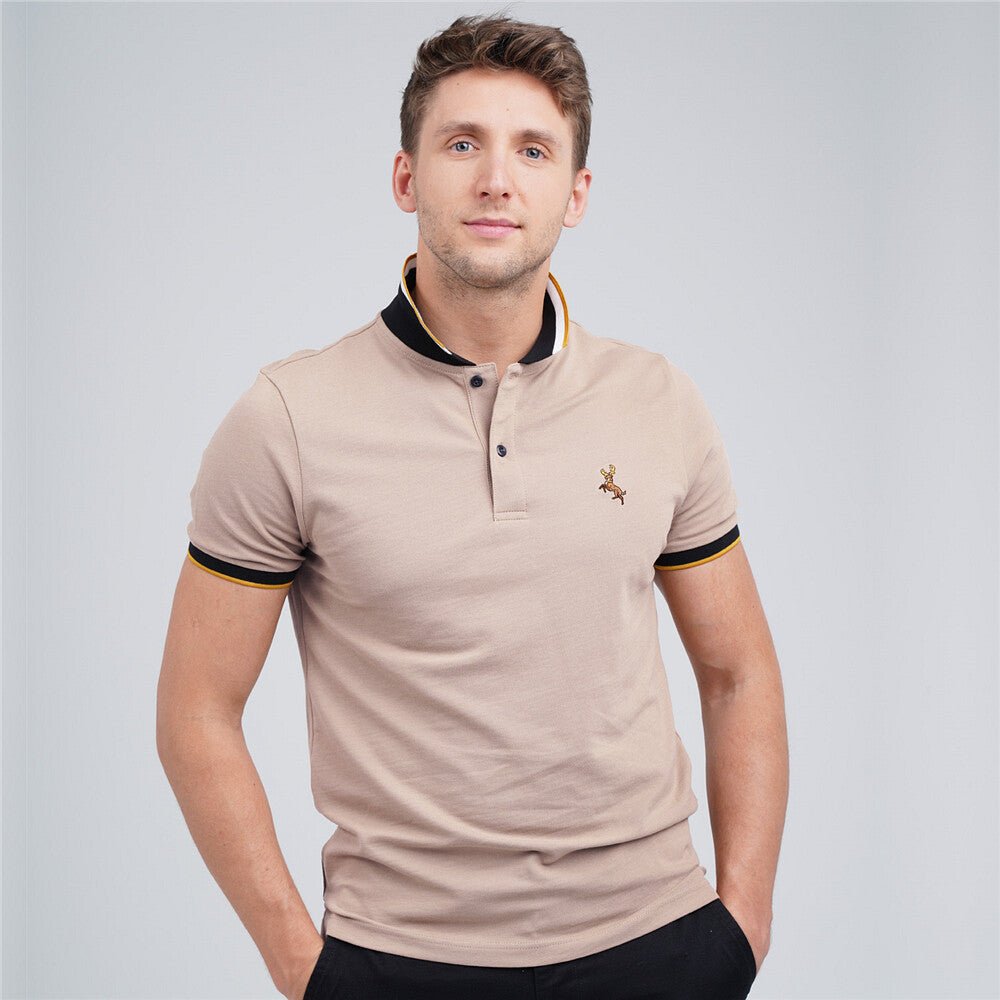 Giordano Men Deer Embroidery Polo - Premium Polo