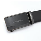 Giordano Men Leather Automatic Buckle Belt - Premium Belts