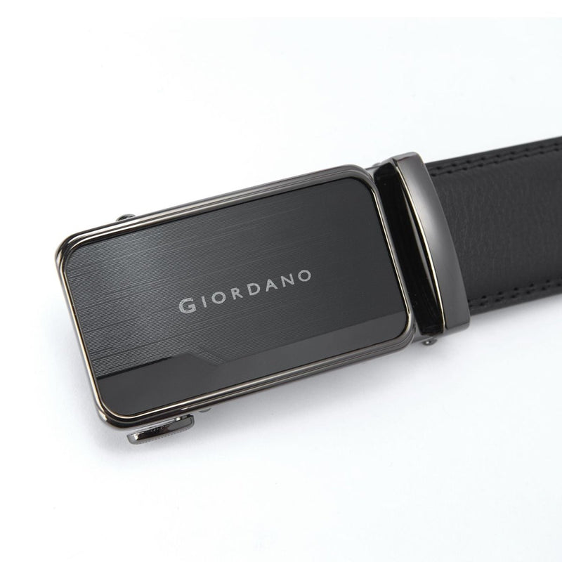 Giordano Men Leather Automatic Buckle Belt - Premium Belts