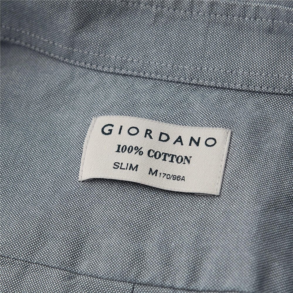 Giordano Men Long Sleeves Classic Shirt - Premium Shirts