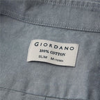 Giordano Men Long Sleeves Classic Shirt - Premium Shirts