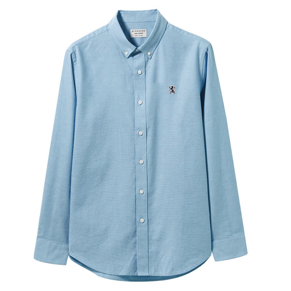 Giordano Men Long Sleeves Classic Shirt - Premium Shirts