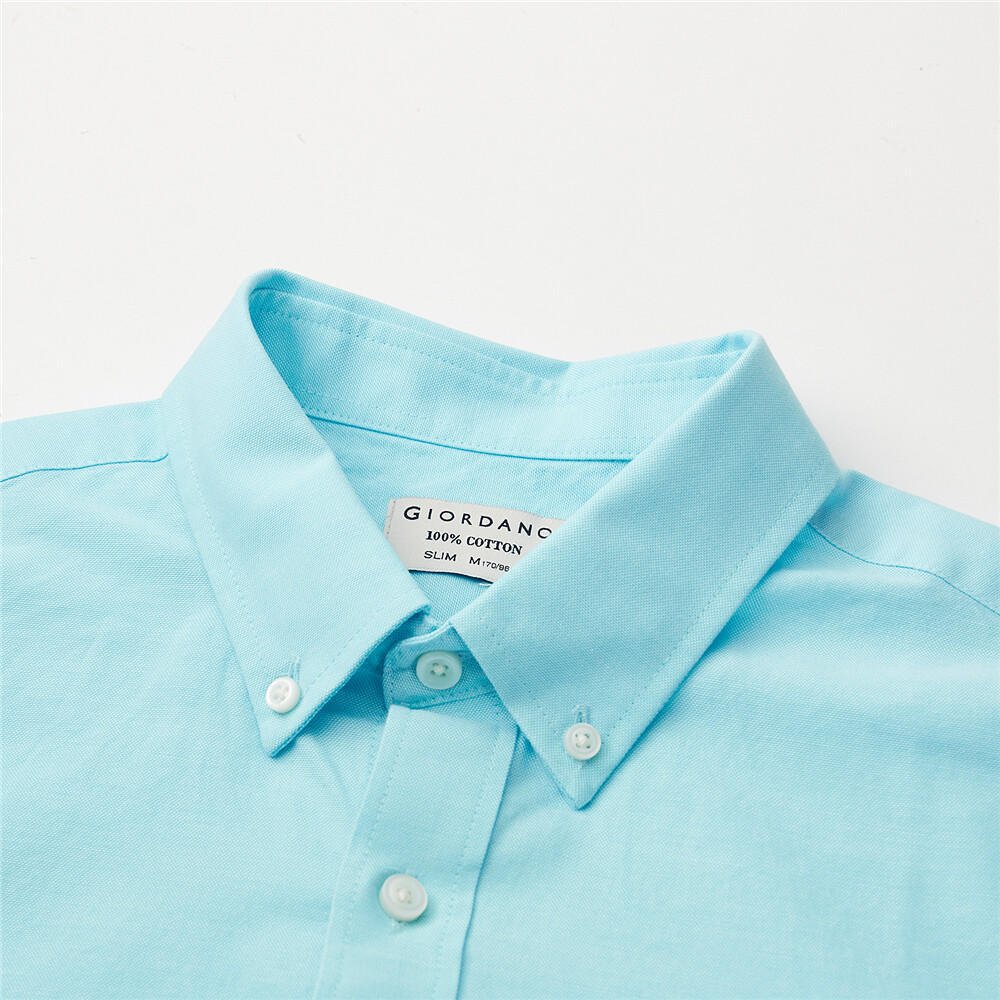 Giordano Men Long Sleeves Classic Shirt - Premium Shirts