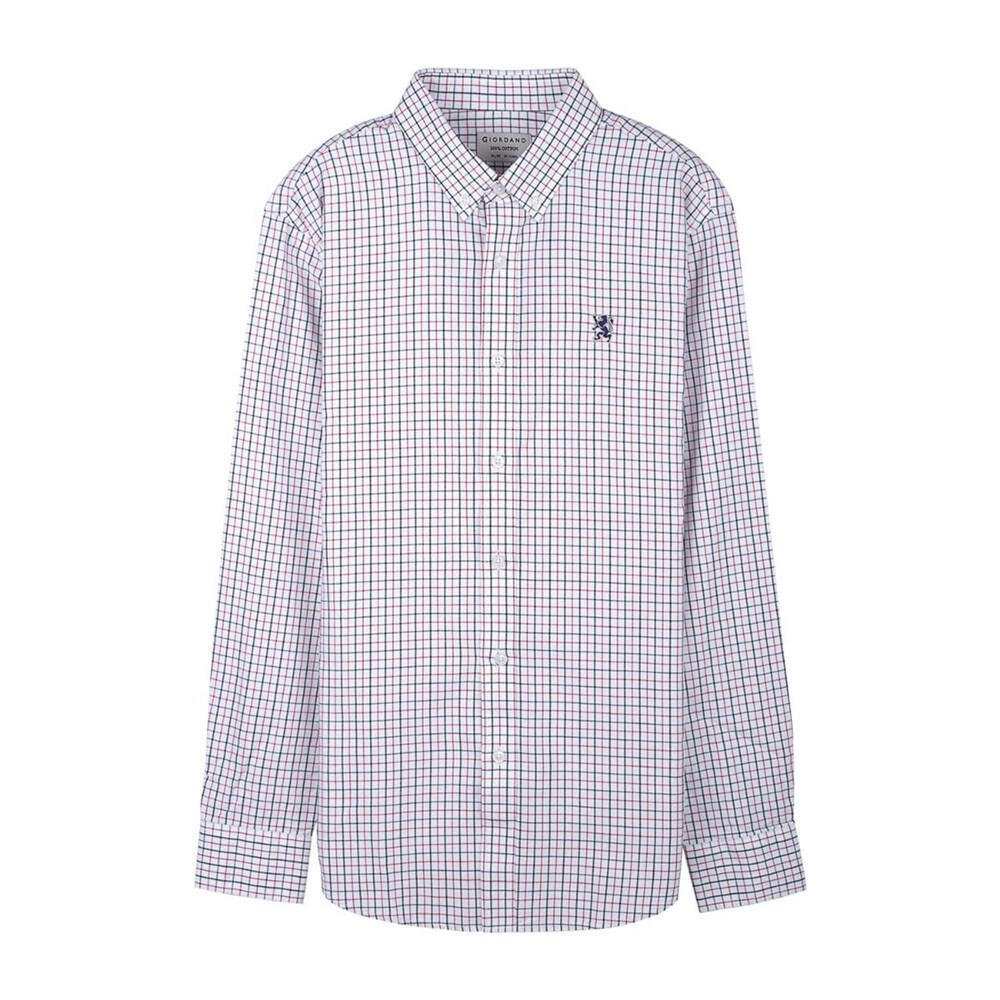 Giordano Men Long Sleeves Classic Shirt - Premium Shirts