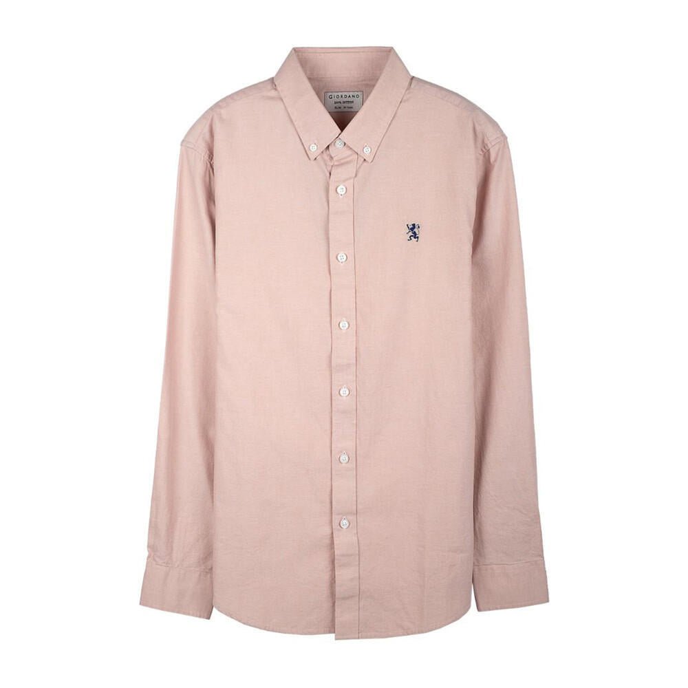 Giordano Men Long Sleeves Classic Shirt - Premium Shirts