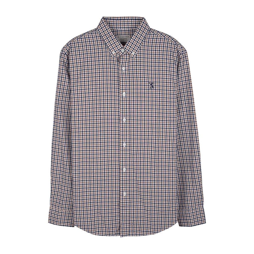 Giordano Men Long Sleeves Classic Shirt - Premium Shirts
