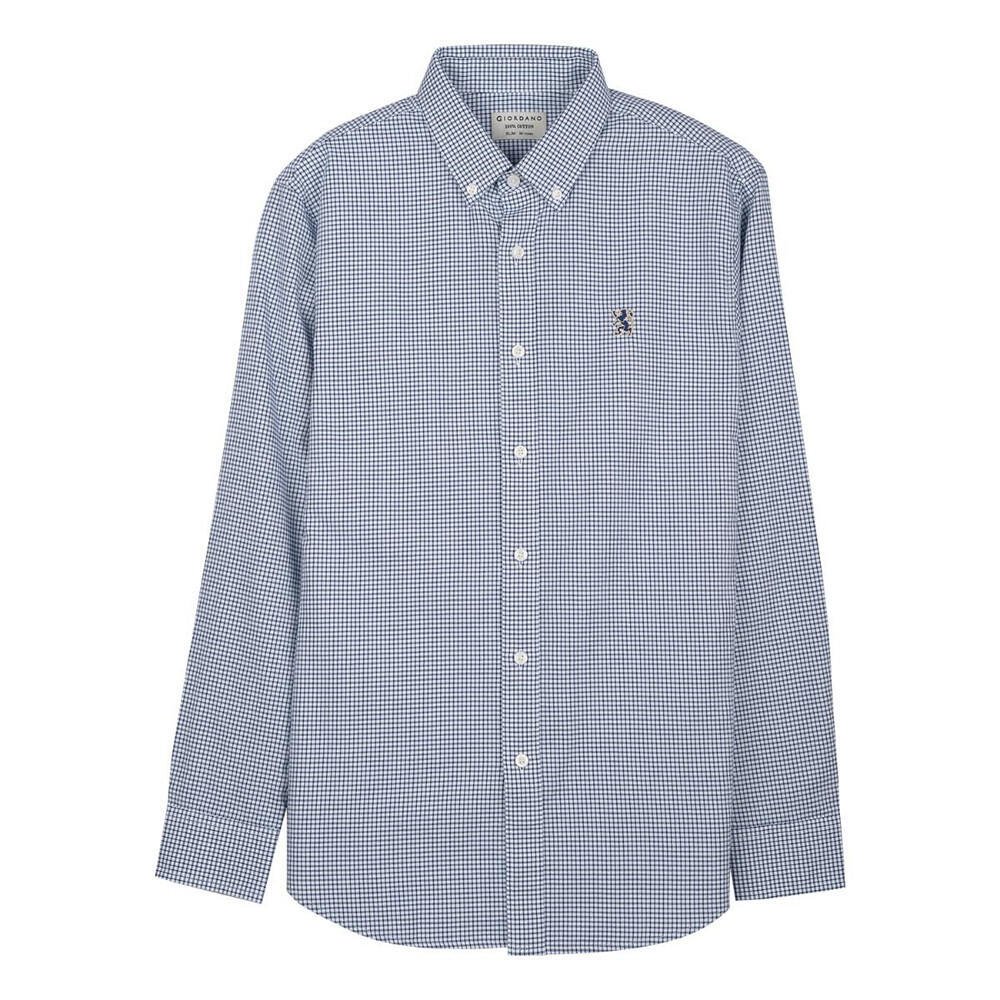 Giordano Men Long Sleeves Classic Shirt - Premium Shirts