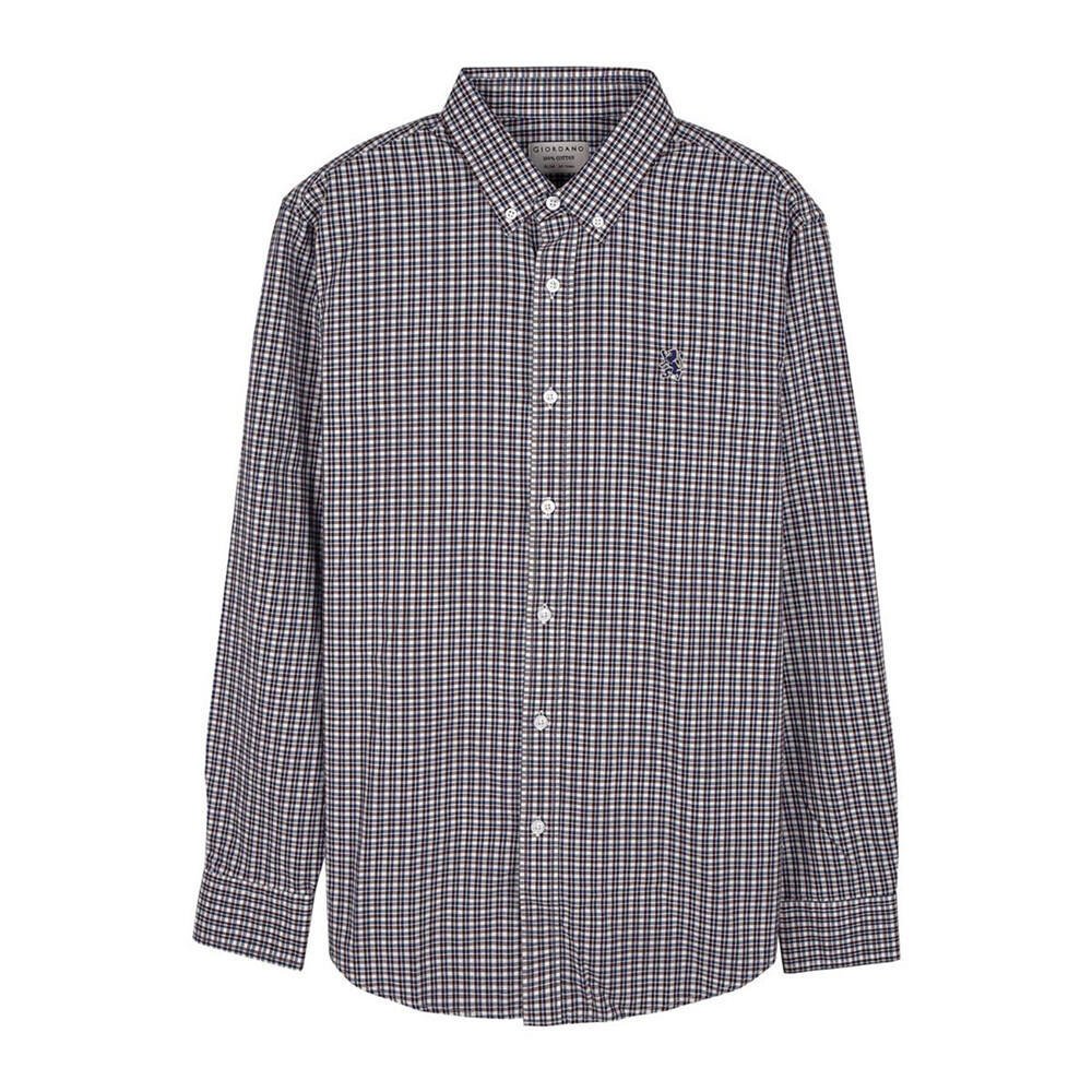 Giordano Men Long Sleeves Classic Shirt - Premium Shirts