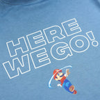 Giordano Men Loose Mario Slogan Back Graphic Tee - Premium Print Tee