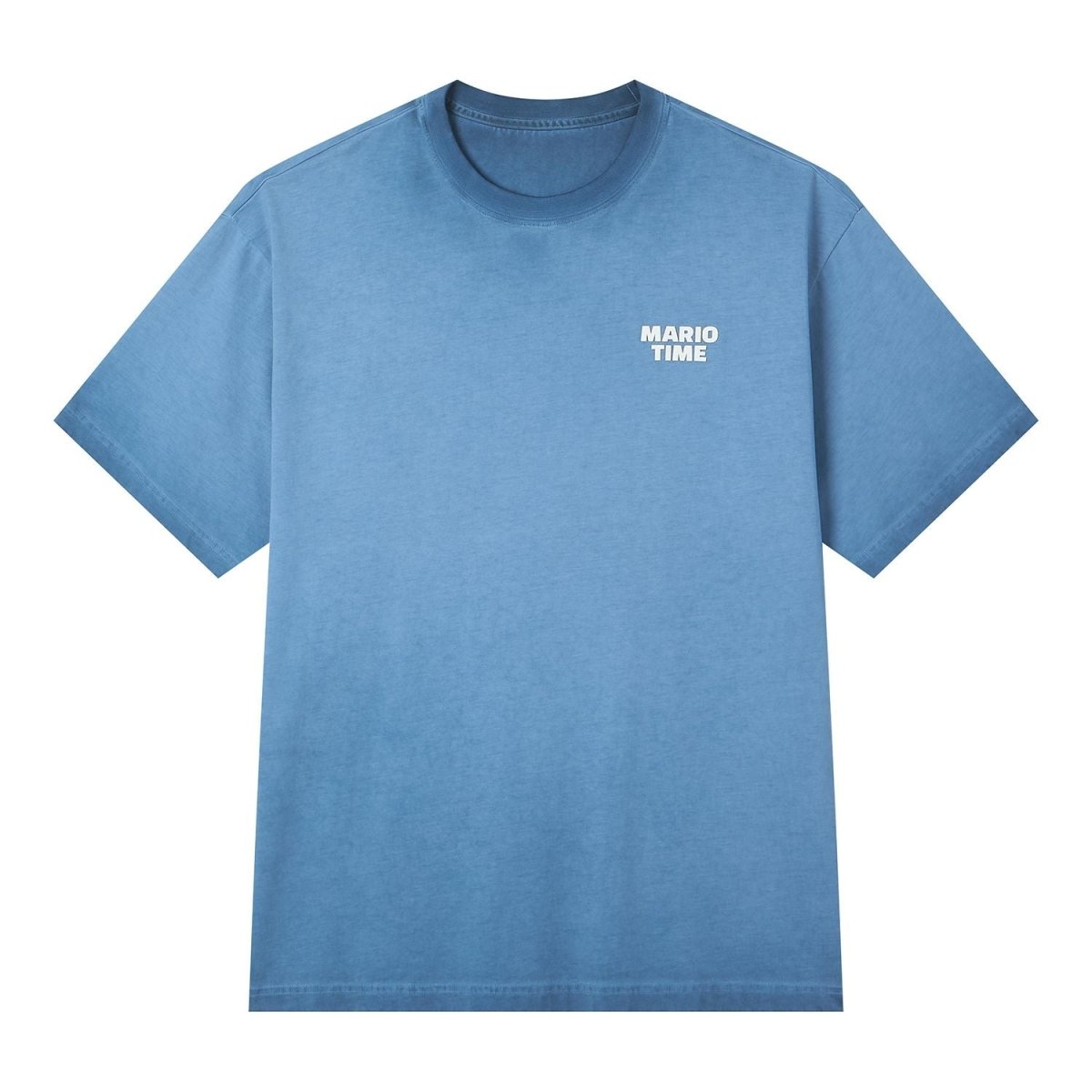 Giordano Men Loose Mario Slogan Back Graphic Tee - Premium Print Tee