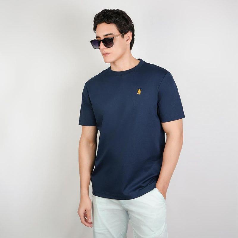 Giordano Men Luxe Touch Mercerized Cotton Crew Tee - Premium Tee