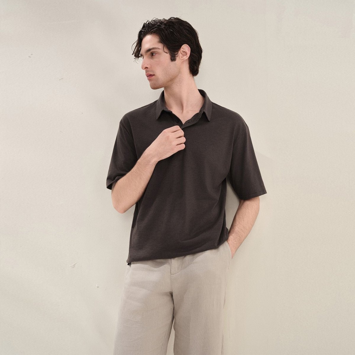Giordano Men Regular Cotton Blend Essential Polo - first_variant_option_2 Premium Polo for Giordano