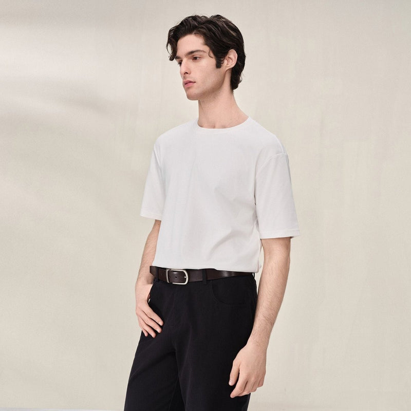 Giordano Men Regular Cotton Blend Essential Tee - first_variant_option_2 Premium Tee for Giordano