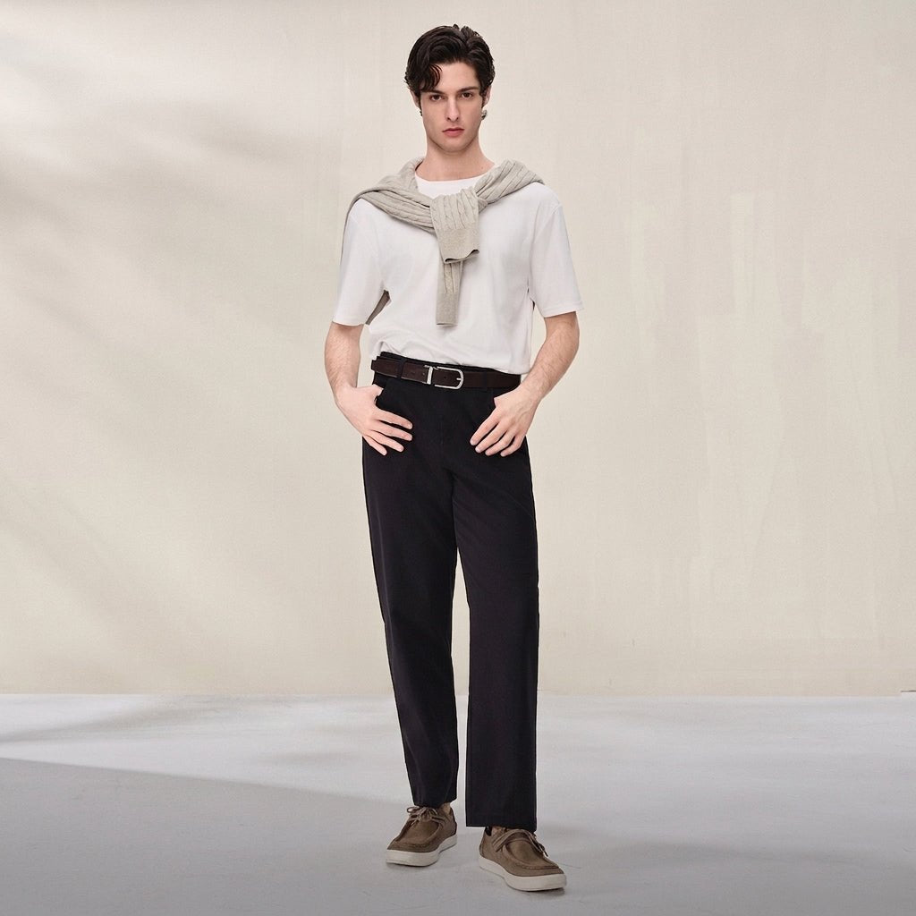 Giordano Men Regular Cotton Blend Essential Tee - first_variant_option_2 Premium Tee for Giordano